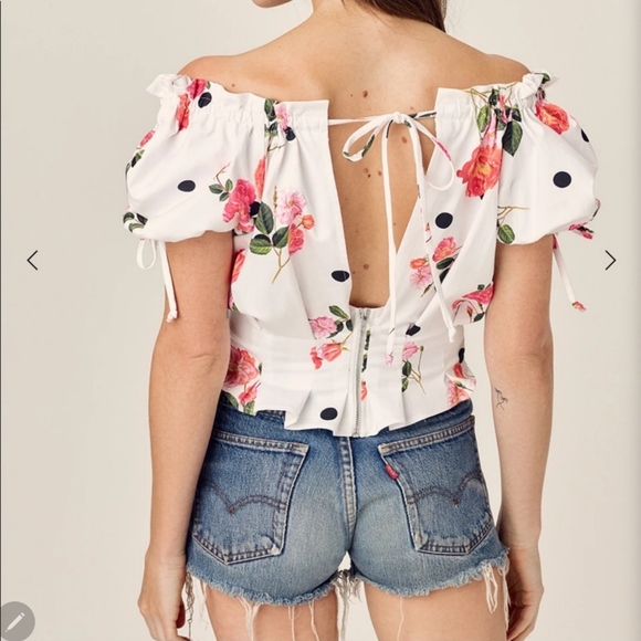 🍋For Love and Lemons Floral Top - Picture 3 of 16